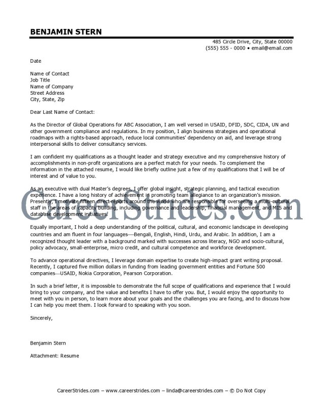 Application Letter Sample Cover Letter Sample Stanford