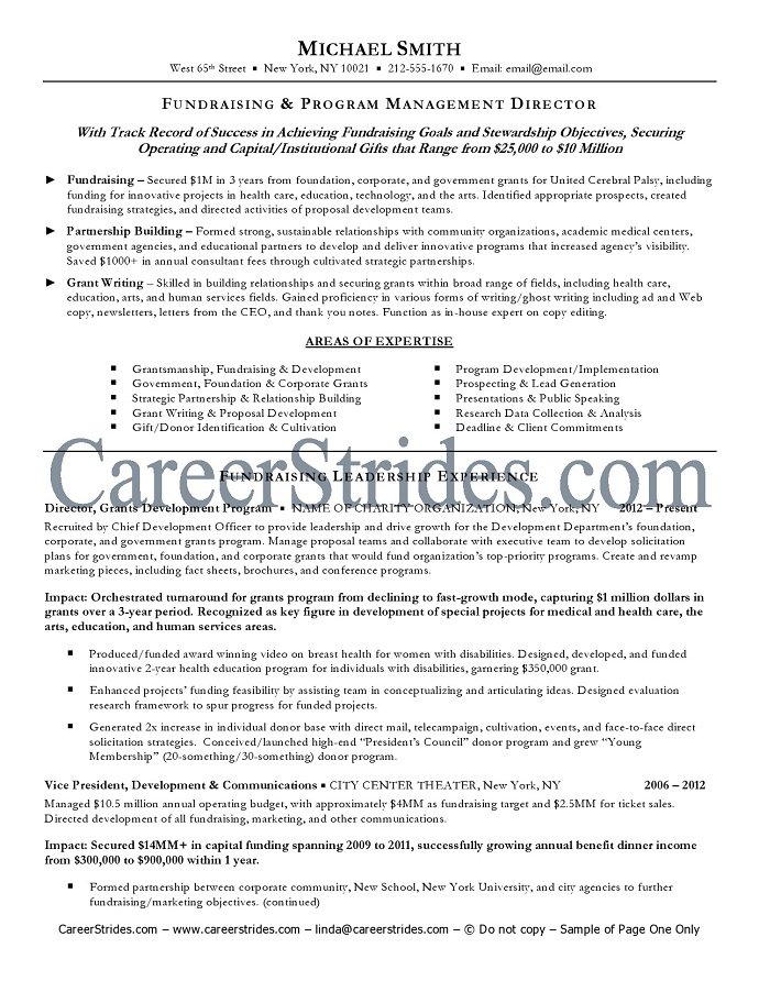 executive resume