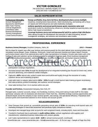 resume sample